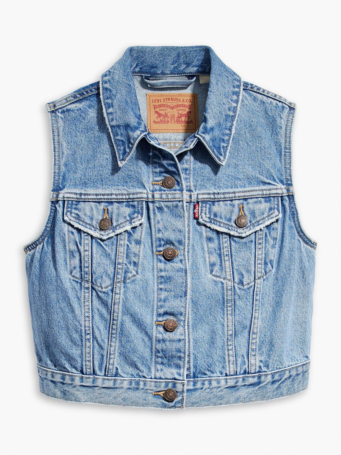 Levis shop denim waistcoat