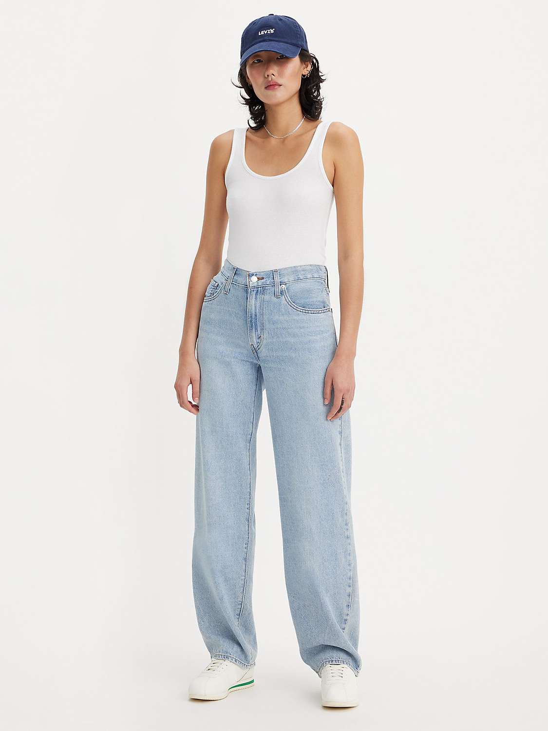 Buy Levi's Baggy Dad Straight Leg Jeans, Make A Difference Online at johnlewis.com