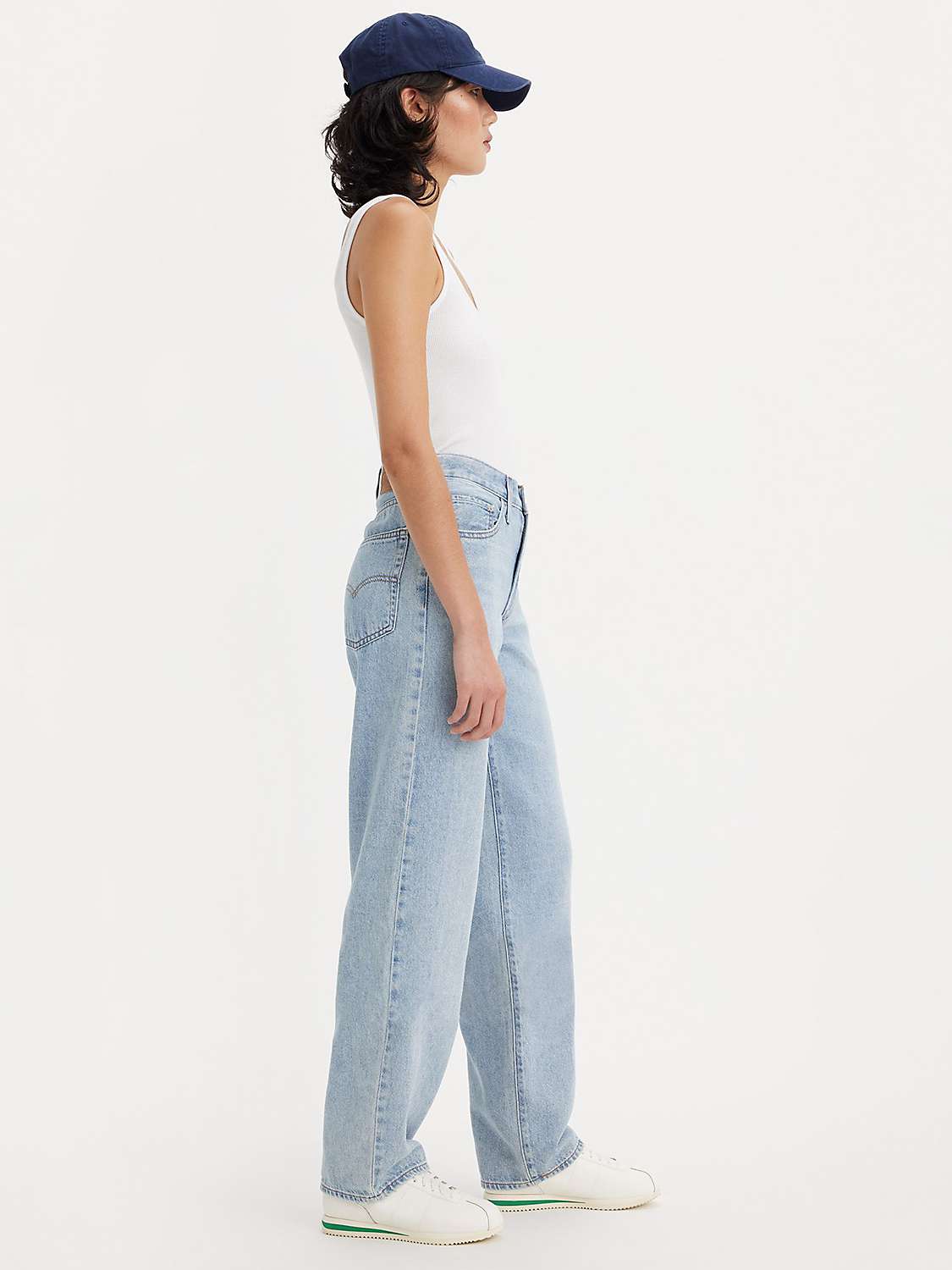 Buy Levi's Baggy Dad Straight Leg Jeans, Make A Difference Online at johnlewis.com