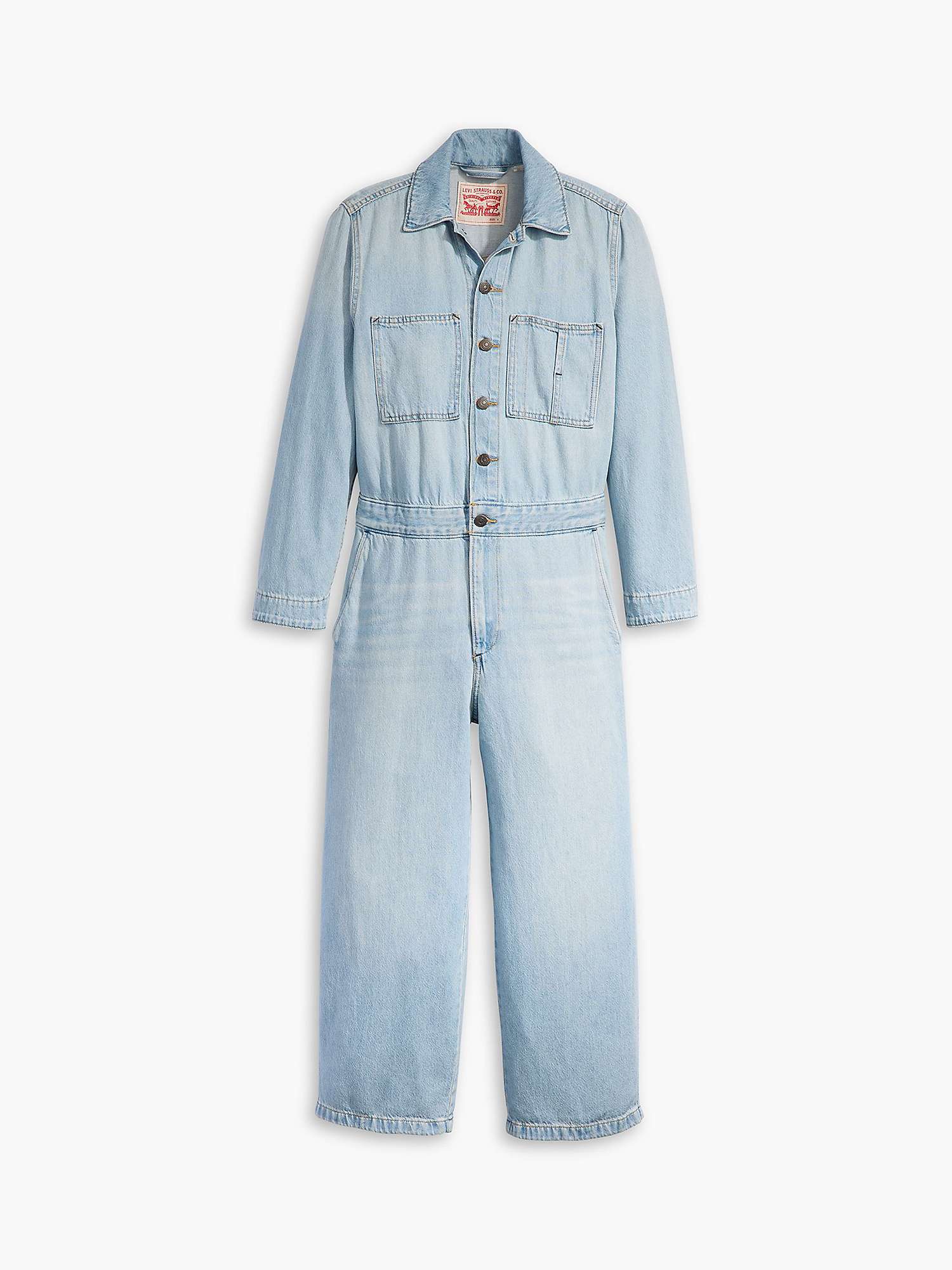 Buy Levi's Iconic Denim Wide Leg Jumpsuit, Celebrate Moment Online at johnlewis.com