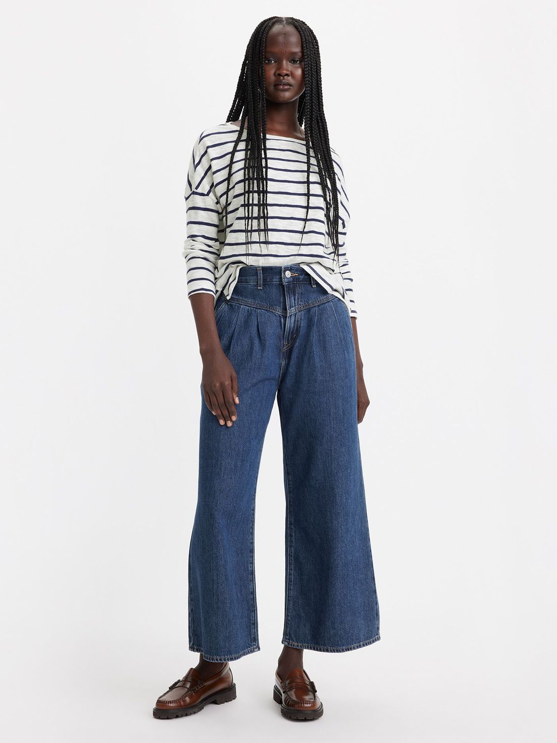 Levi's Featherweight Baggy Jeans, Paper Map at John Lewis & Partners