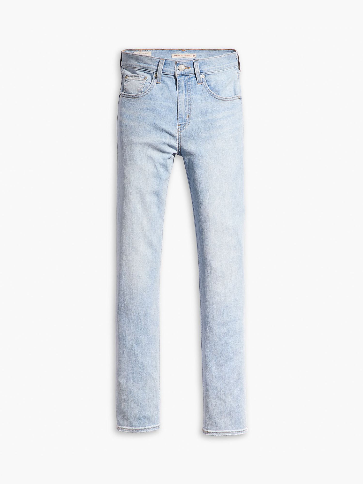 Levi's 724 High Rise Slim Straight Leg Jeans at John Lewis & Partners