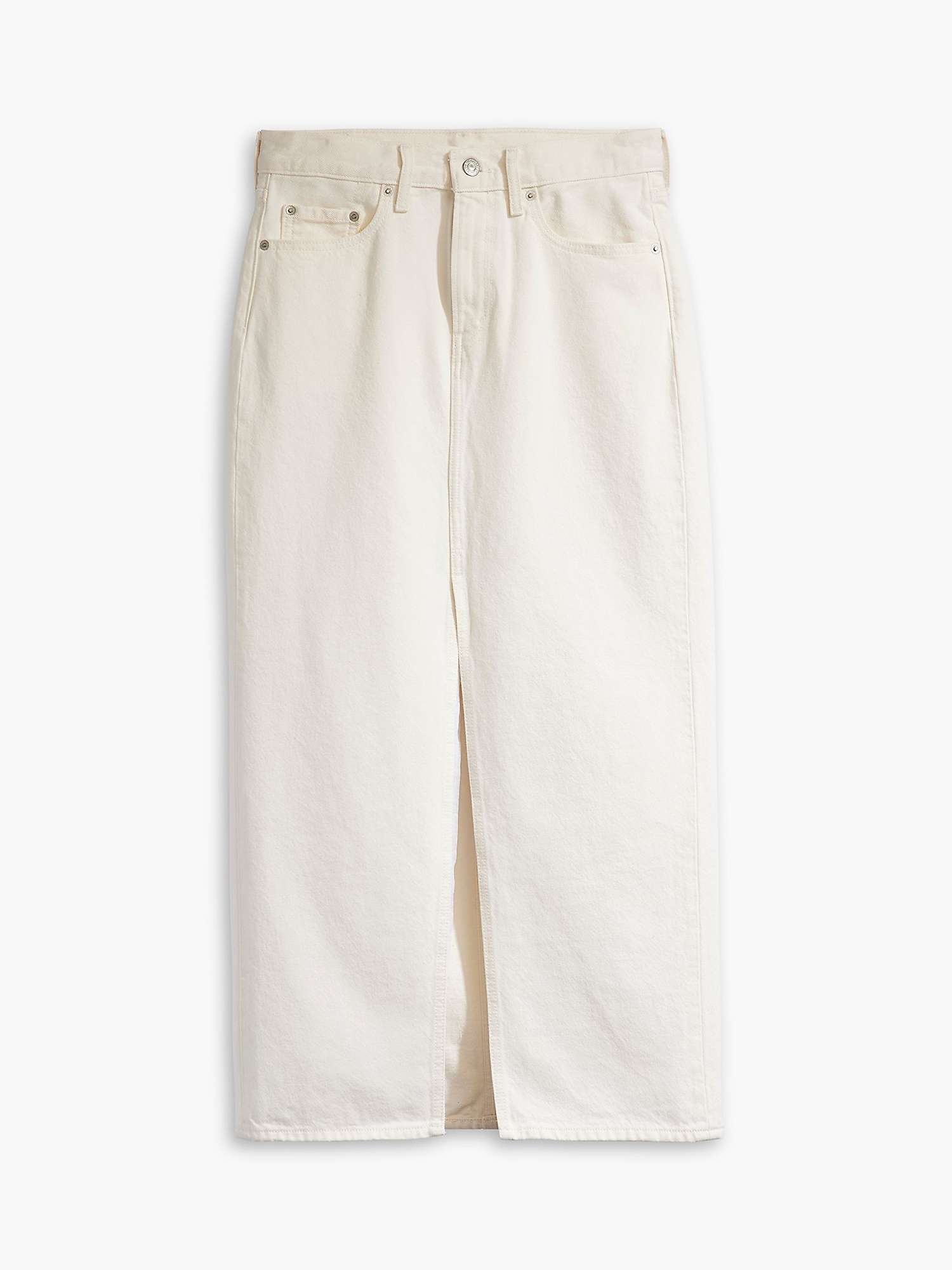 Buy Levi's Ankle Column Denim Skirt, Please Hold Online at johnlewis.com