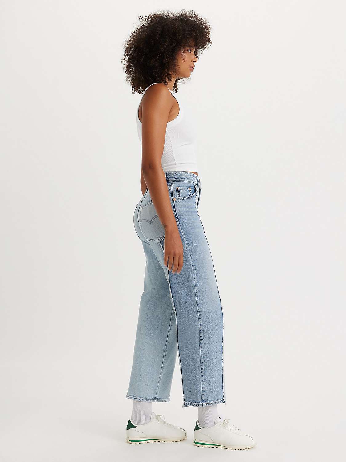 Buy Levi's Baggy Dad Patchwork Jeans, Novel Notion Online at johnlewis.com