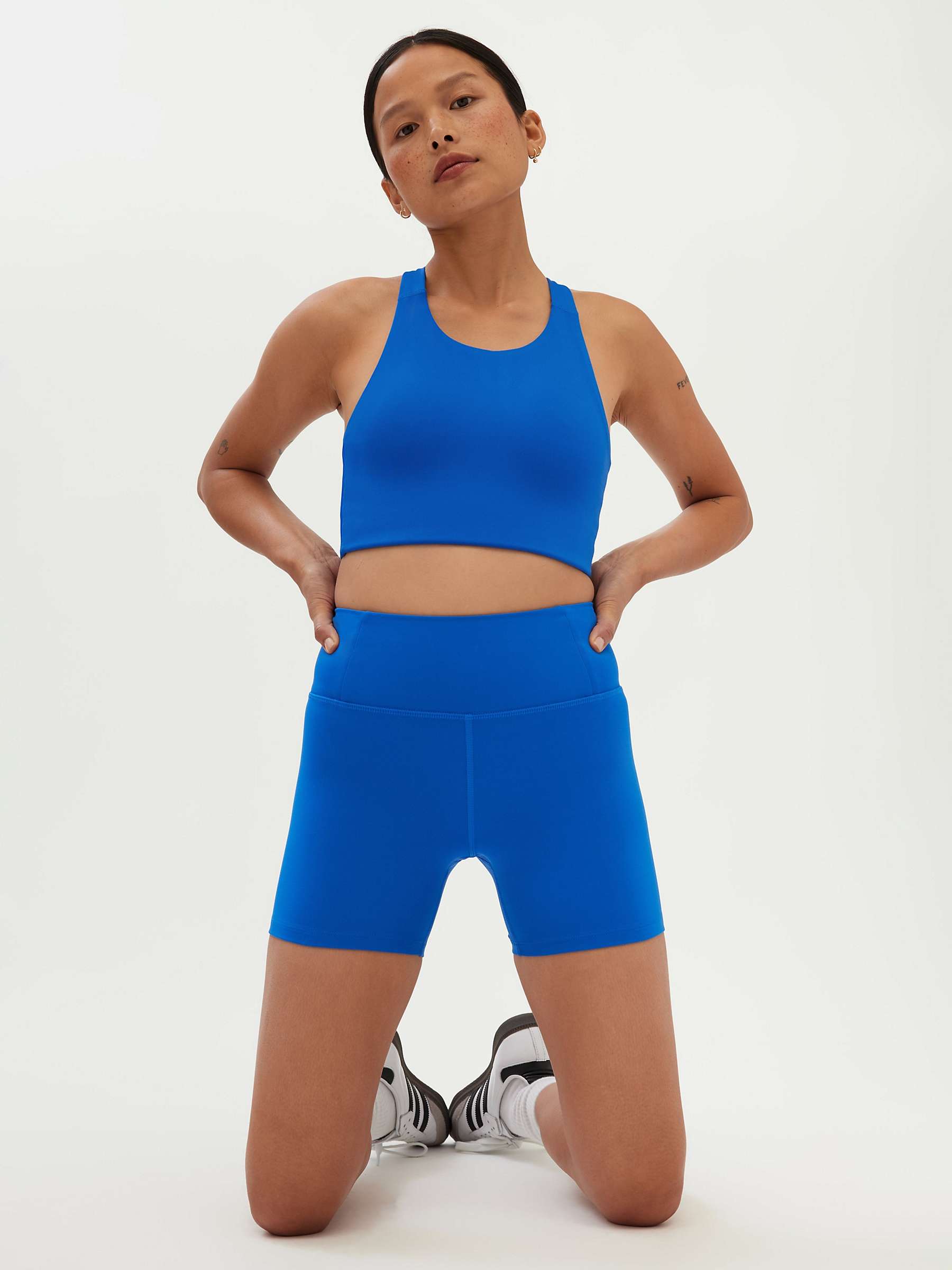Buy Girlfriend Collective Float High Rise Shorts, Ultramarine Lab Online at johnlewis.com