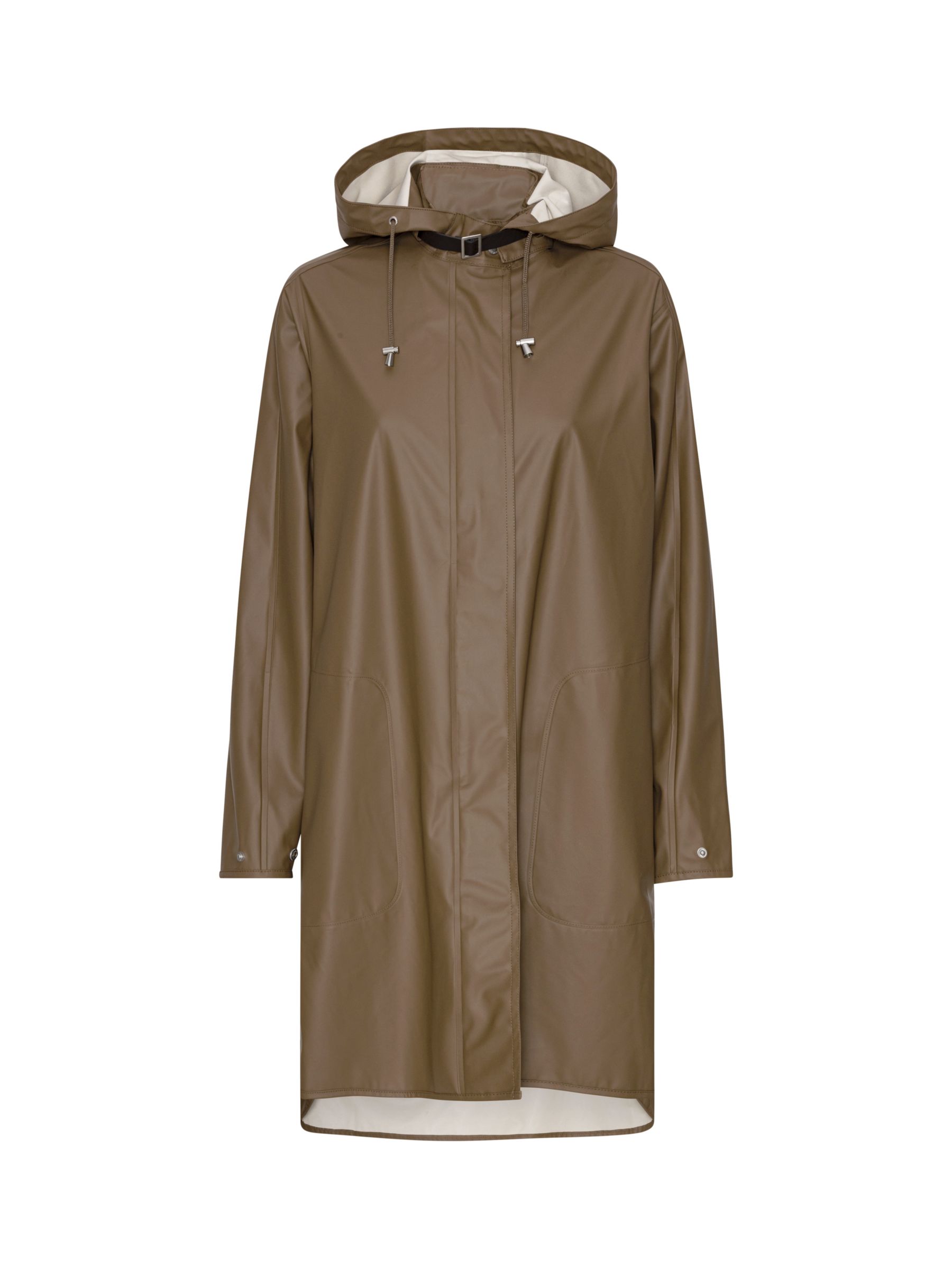 Buy Ilse Jacobsen Hornbæk 71 Hooded Raincoat, Cub Brown Online at johnlewis.com