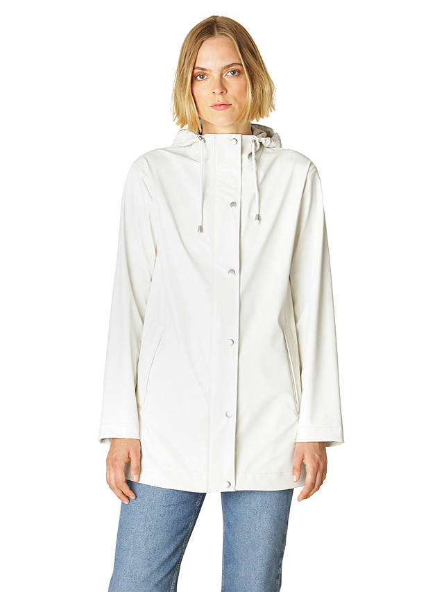 Ilse Jacobsen Hornbæk Waterproof Hooded Raincoat, Milk Crème