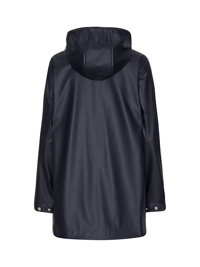 Ilse Jacobsen Hornbæk Waterproof Hooded Raincoat, Dark Indigo
