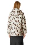 Ilse Jacobsen Hornbæk Leopard Print Quilted Hooded Jacket, Multi