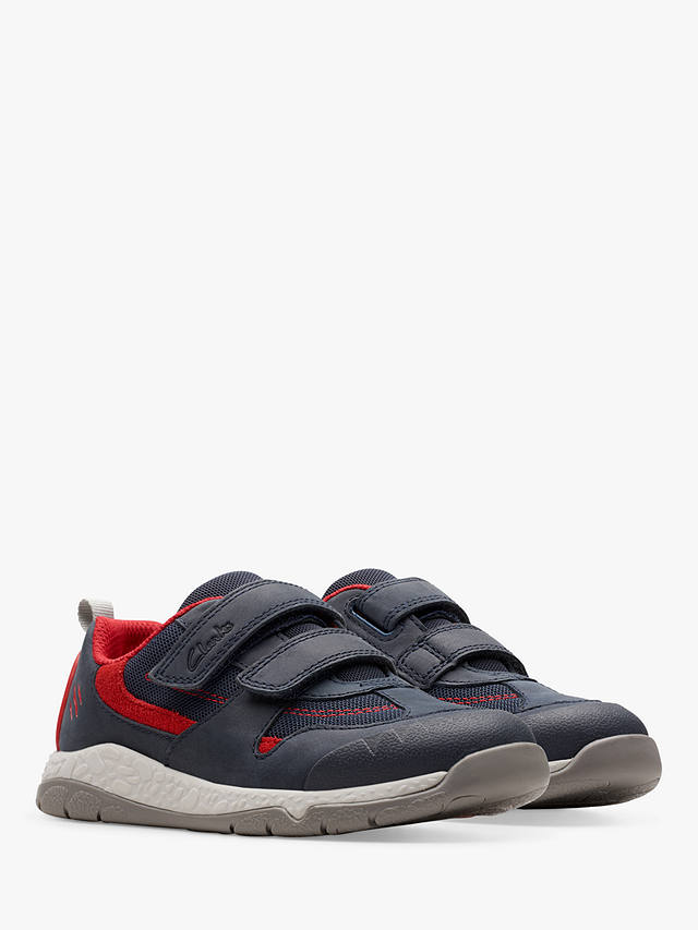 Clarks Kids' 3D Steggy Tail Fun Trainers, Navy