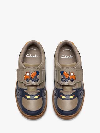 Clarks Kids' Flash Beep Shoes, Sage/Multi