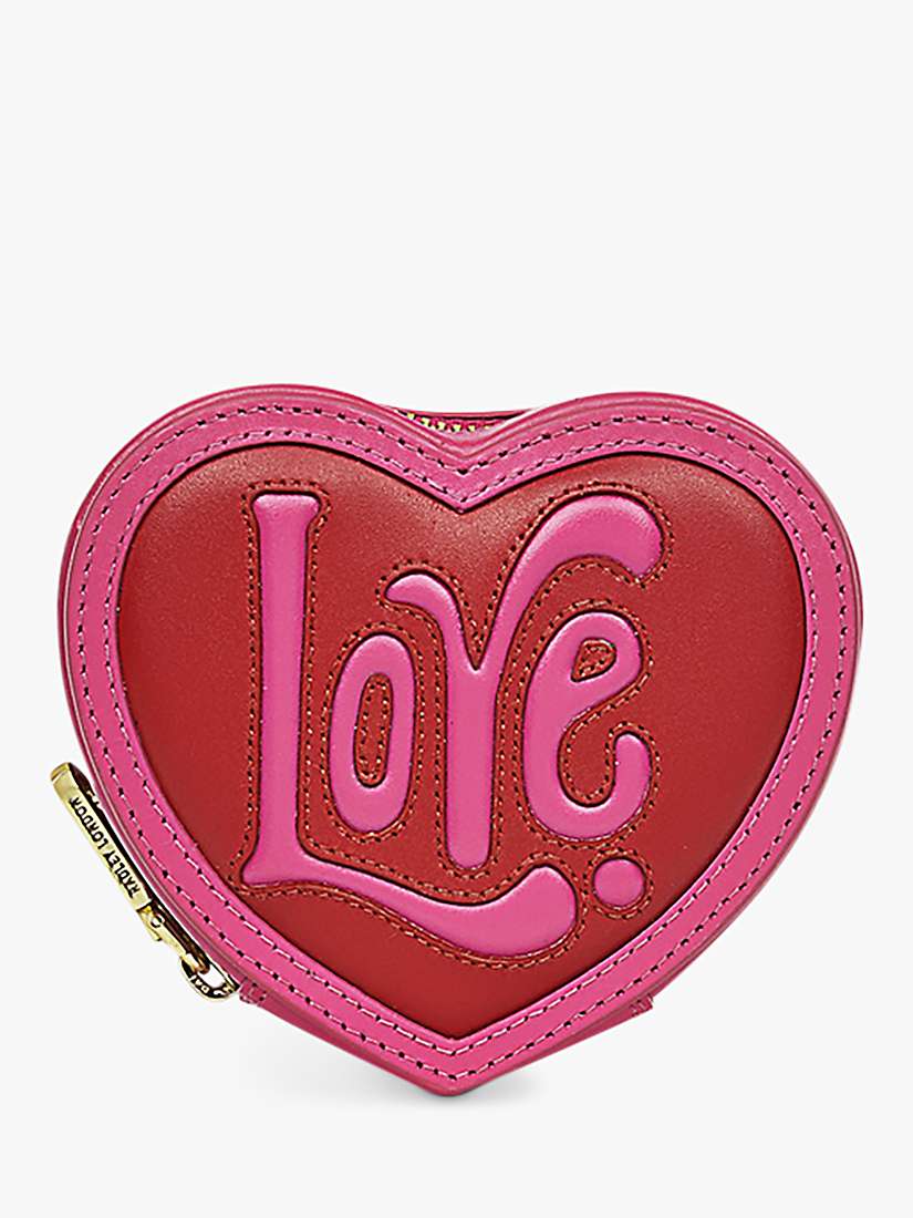 Radley Valentine's Love Zip Around Coin Leather Purse, Coulis at John ...