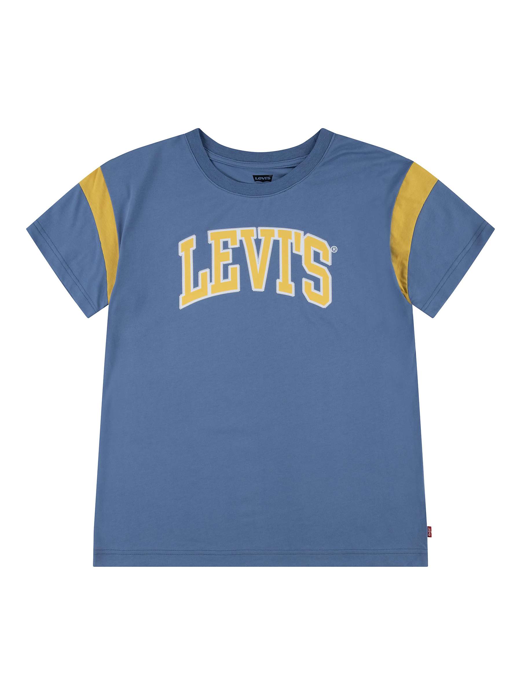 Buy Levi's Kids' Prep Sport Logo Short Sleeve T-Shirt, Coronet Blue Online at johnlewis.com