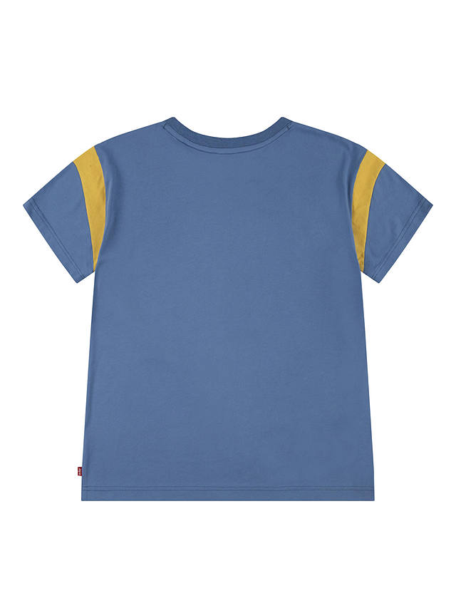 Levi's Kids' Prep Sport Logo Short Sleeve T-Shirt, Coronet Blue