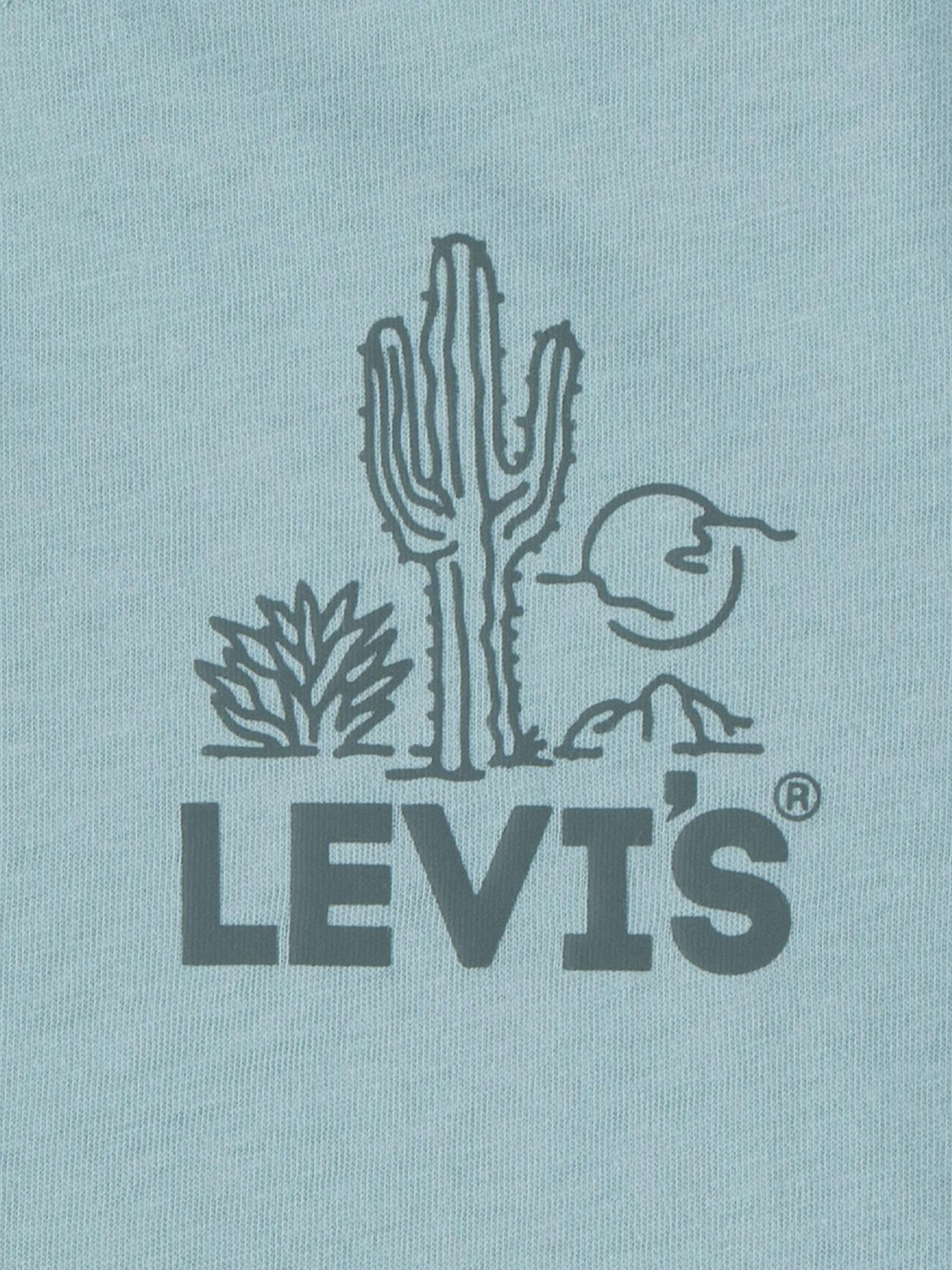 Buy Levi's Kids' Cacti Club Tee, Blue Surf Online at johnlewis.com