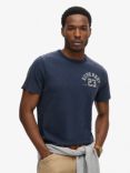 Superdry Vintage Athletic Short Sleeve T-Shirt, Rich Navy