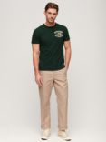 Superdry Vintage Athletic Short Sleeve T-Shirt, Enamel Green