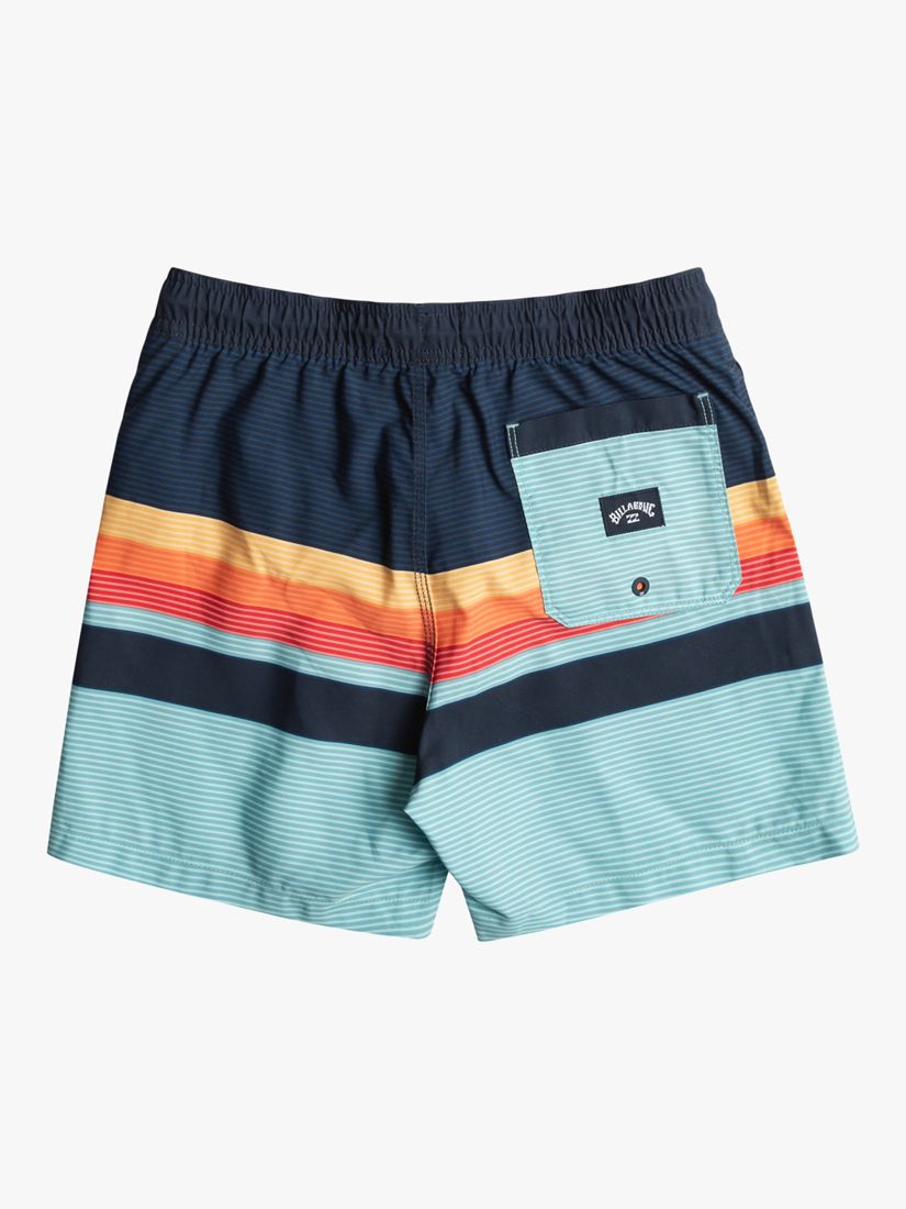 Buy Billabong Kids' All Day Stripe Swim Shorts, Blue/Multi Online at johnlewis.com