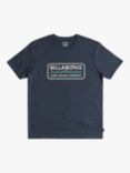 Billabong Kids' Logo T-Shirt, Denim Blue