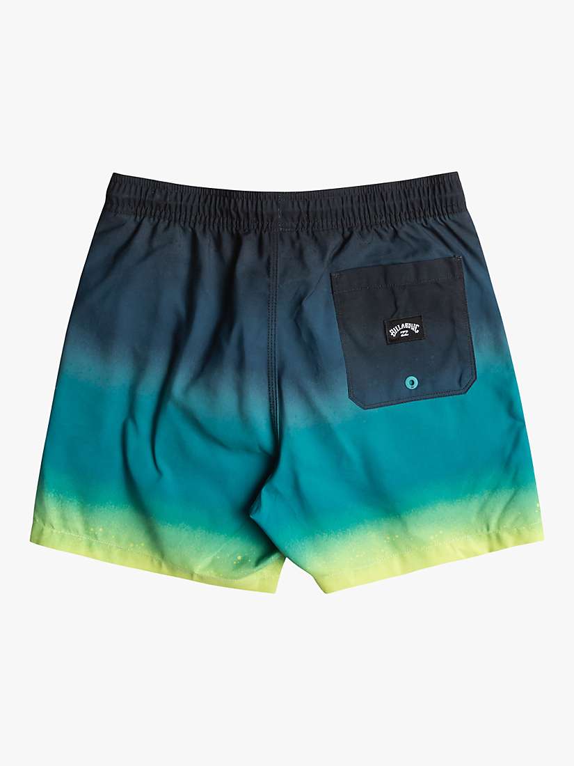 Buy Billabong Kids' Fade Swim Shorts, Green/Multi Online at johnlewis.com