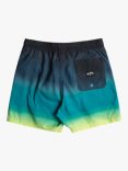 Billabong Kids' Fade Swim Shorts, Green/Multi