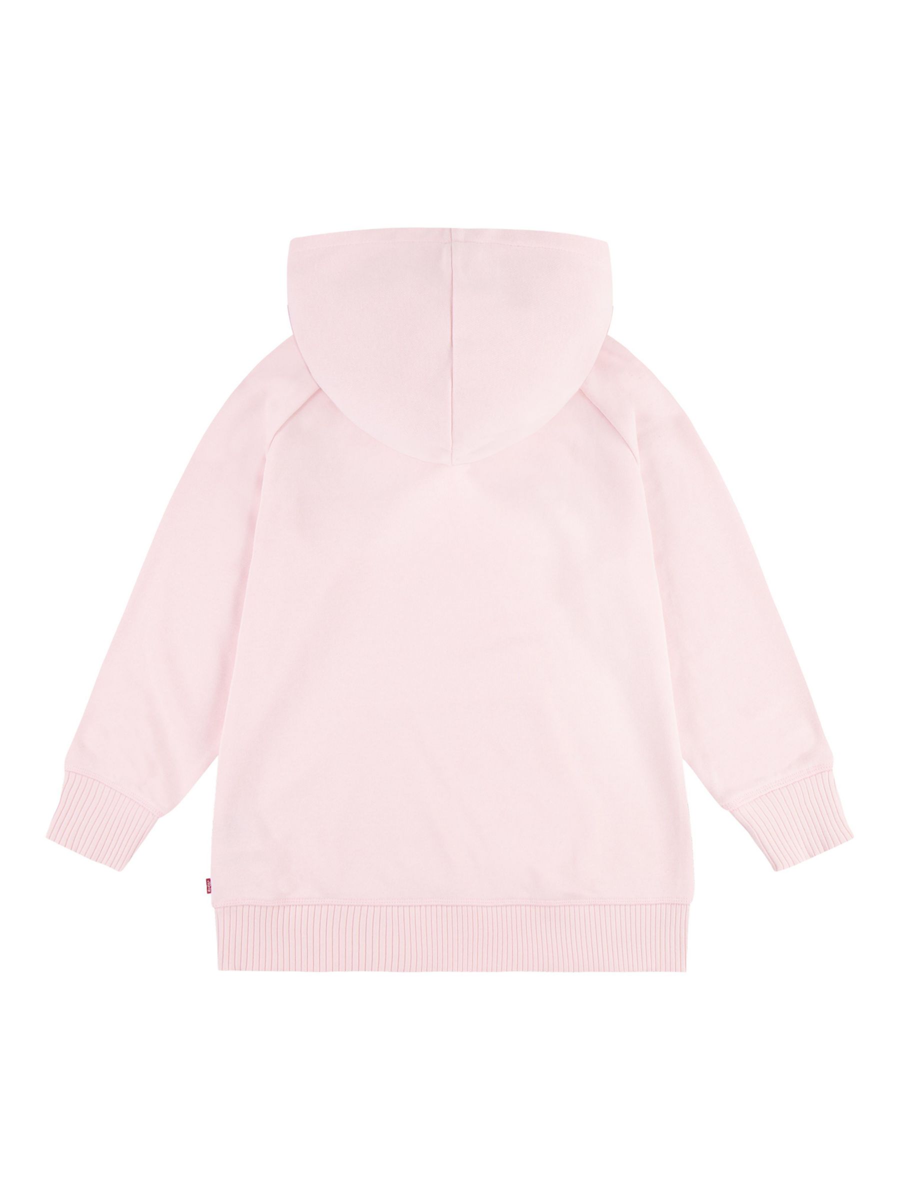 Buy Levi's Kids' Pullover Logo Hoodie, Light Pink Online at johnlewis.com