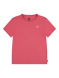 Levi's Kids' Hit Mini Batwing Logo Short Sleeve T-Shirt, Fuchsia