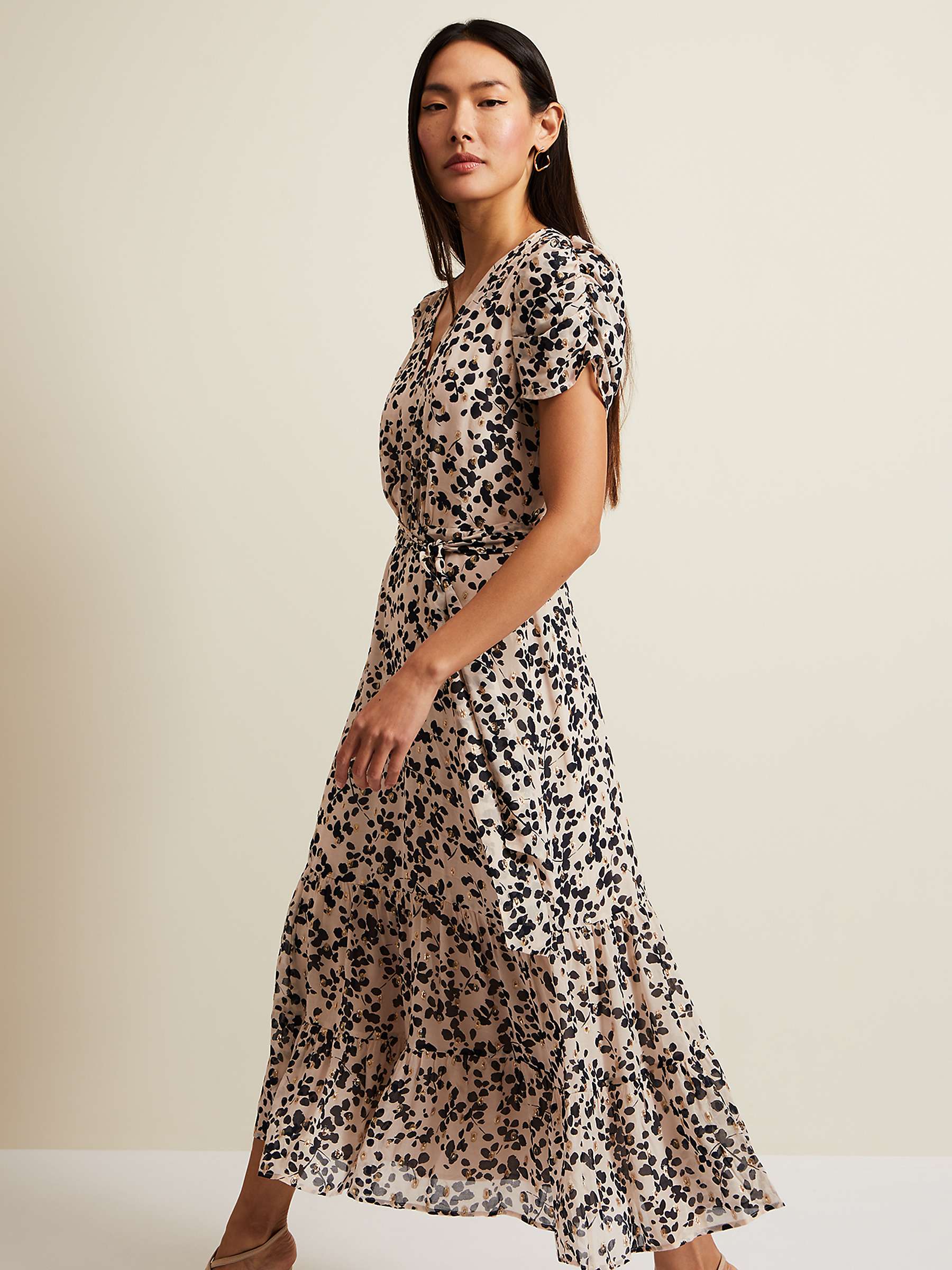Buy Phase Eight Amy Floral Print Midi Dress, Multi Online at johnlewis.com