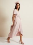 Phase Eight Julissa Wrap Midi Dress, Antique Rose