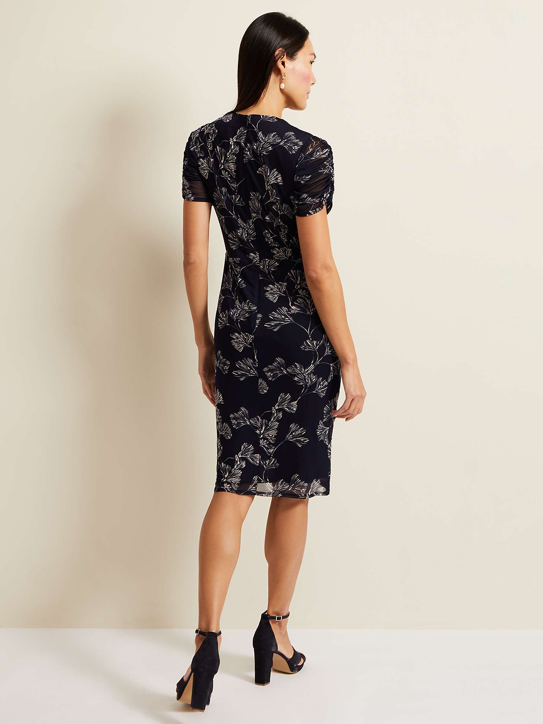 Buy Phase Eight Remi Floral Mesh Dress, Multi Online at johnlewis.com