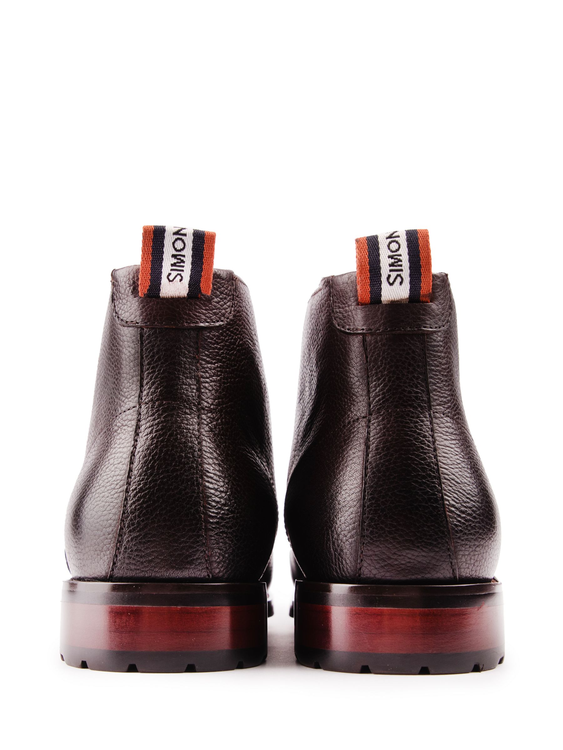 Simon Carter Daisy Leather Chukka Boots, Brown, 11.5