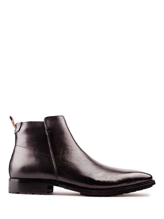 Simon Carter Primrose Leather Chelsea Boots, Black