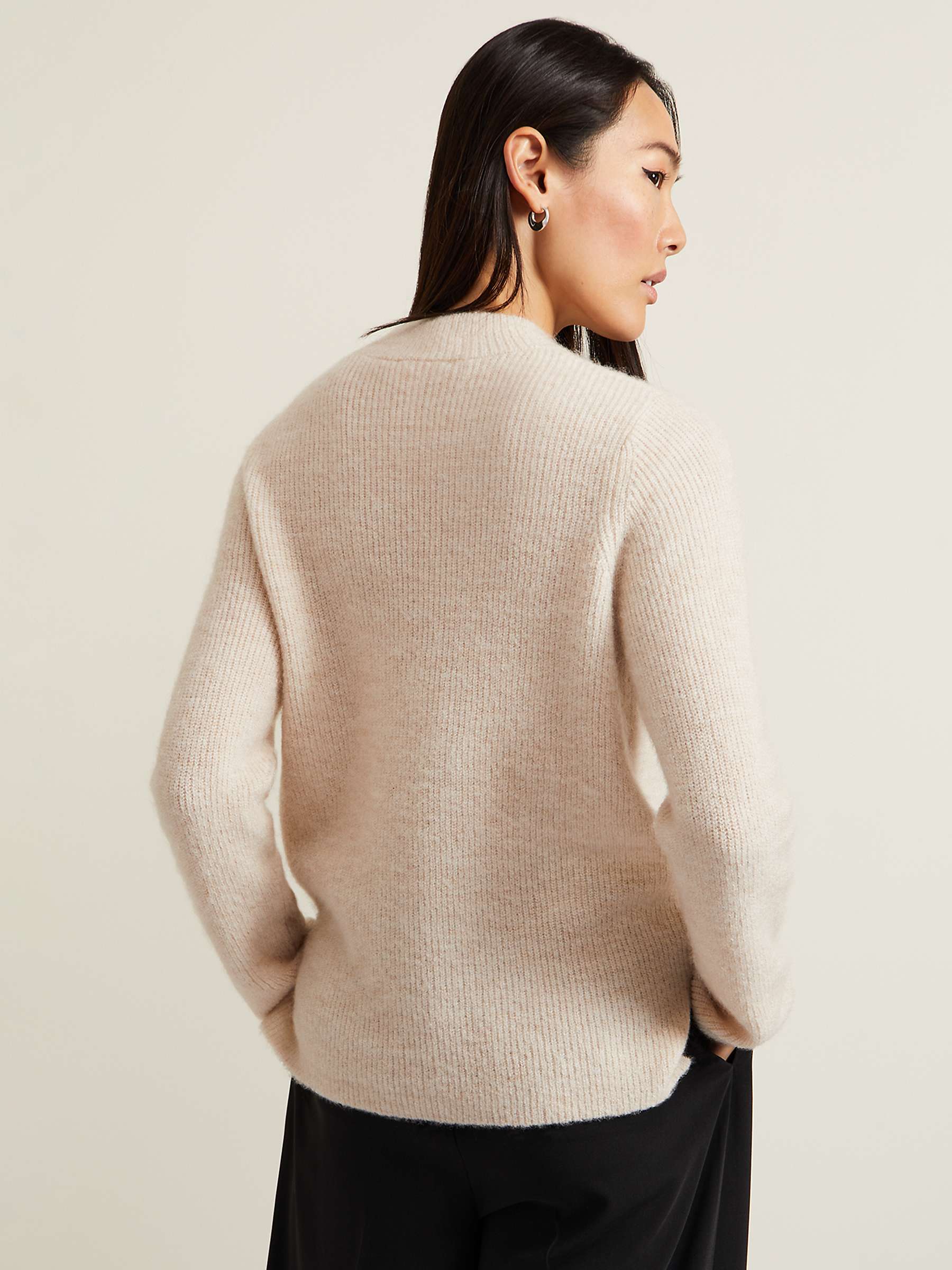 Buy Phase Eight Connie Wool Blend Jumper, Stone Online at johnlewis.com