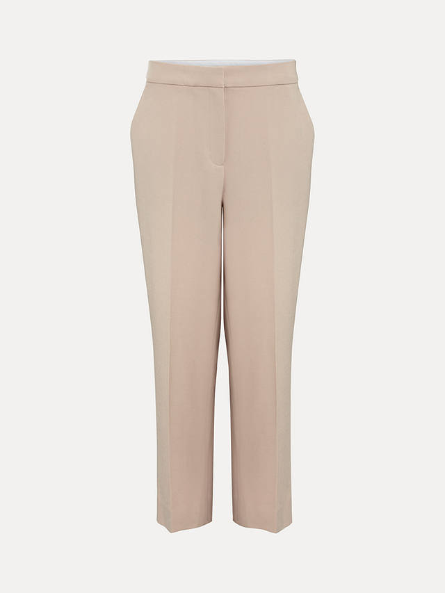 Phase Eight Everlee Cropped Straight Leg Trousers, Stone