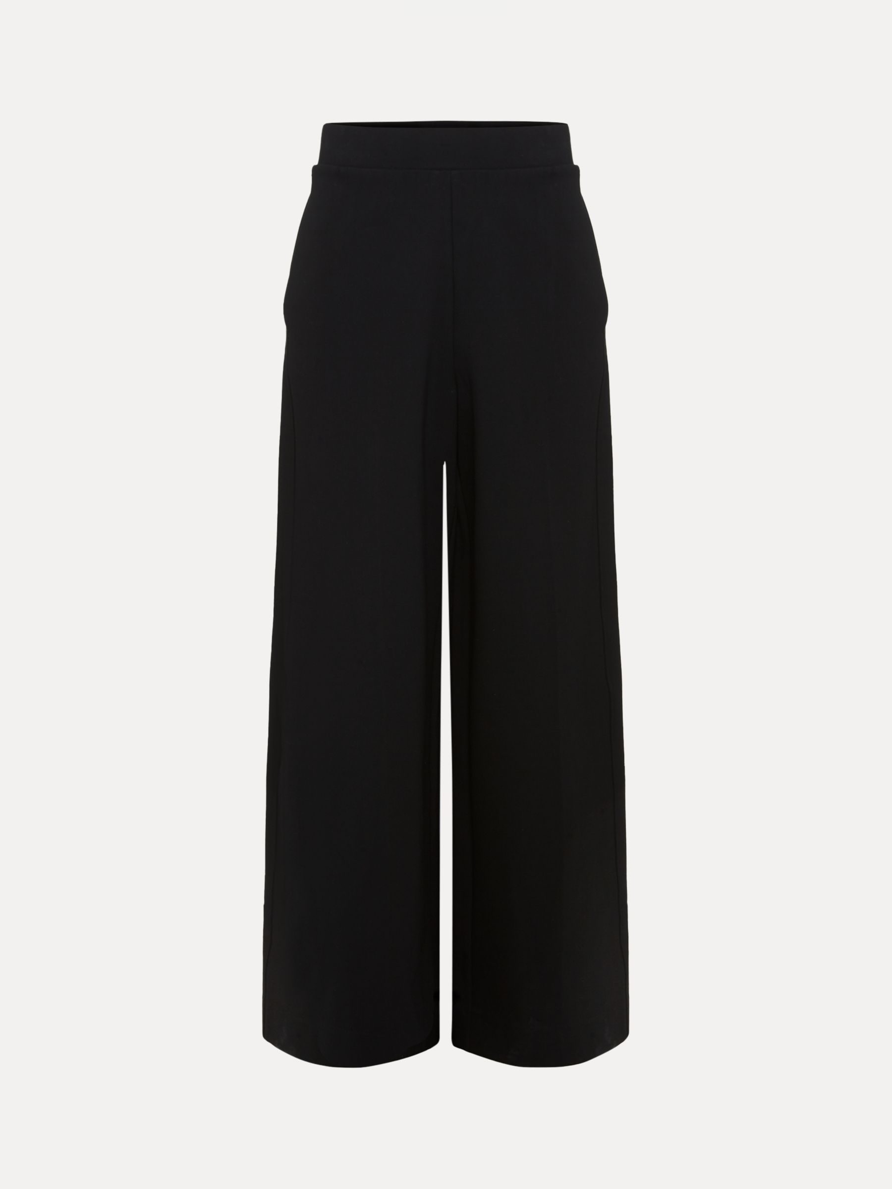 Phase Eight Mila Ponte Wide Leg Trousers, Black