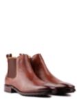 Simon Carter Clover Leather Chelsea Boots, Tan