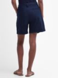 Barbour Darla Linen Blend Shorts, Navy, Navy