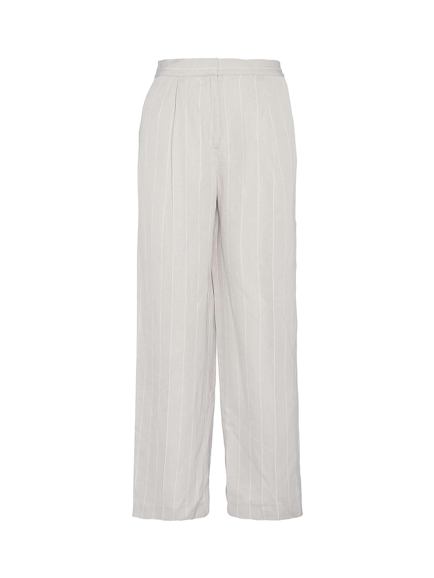 Buy Barbour Celeste Stripe Linen Blend Trousers, French Oak Online at johnlewis.com