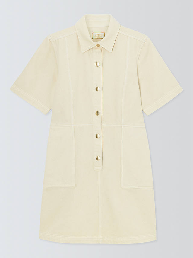 Barbour Tomorrow's Archive Margot Mini Shirt Dress, Natural