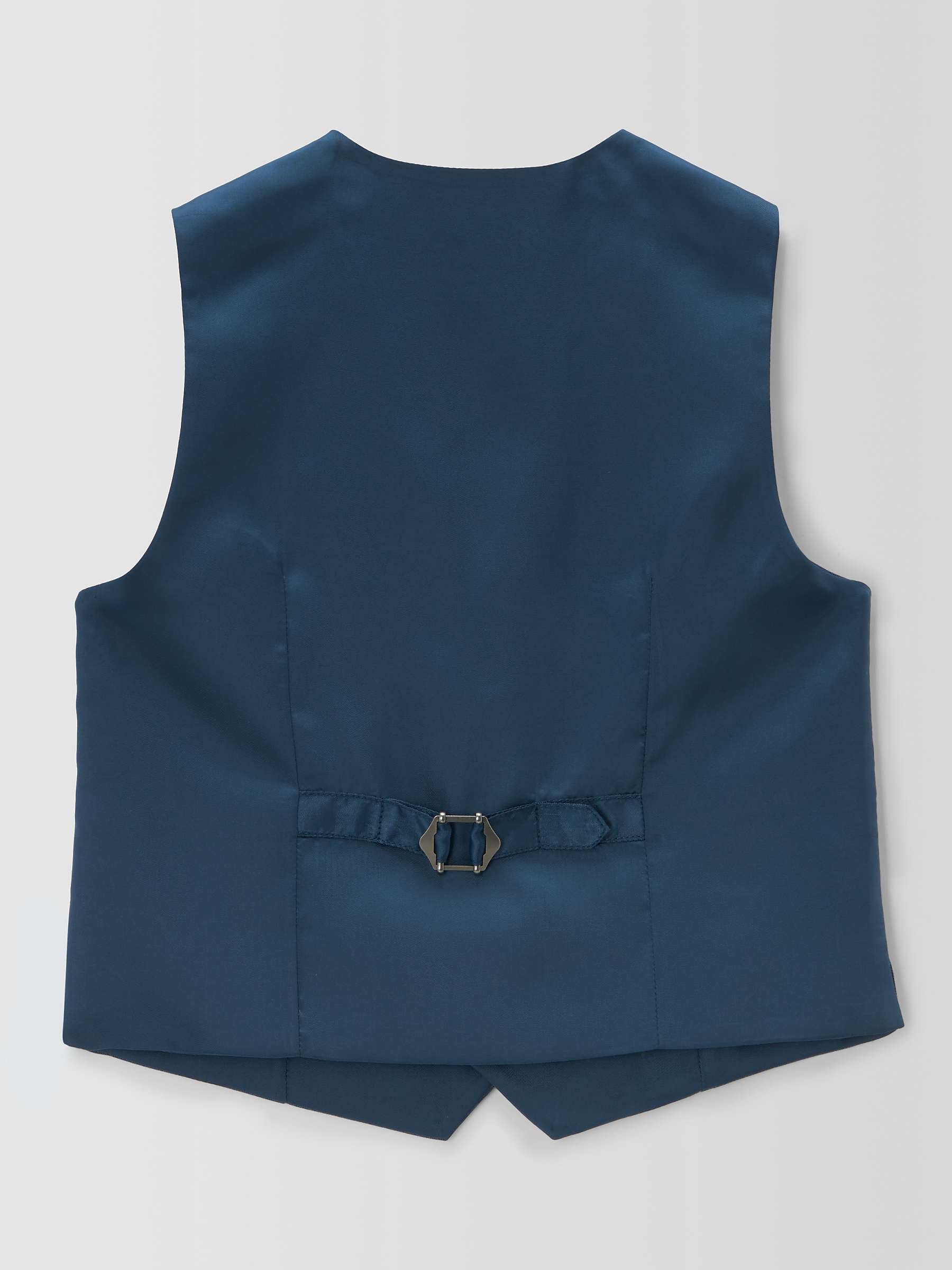 Buy John Lewis Heirloom Collection Kids' Check Suit Waistcoat, Navy Online at johnlewis.com