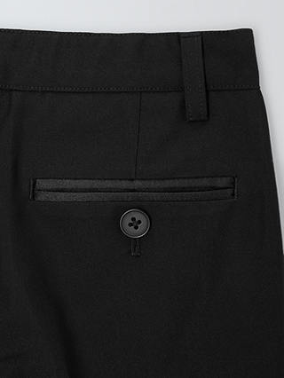 John Lewis Heirloom Collection Kids' Tuxedo Suit Trousers, Black