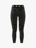 adidas Techfit Printed 7/8 Running Leggings, Black