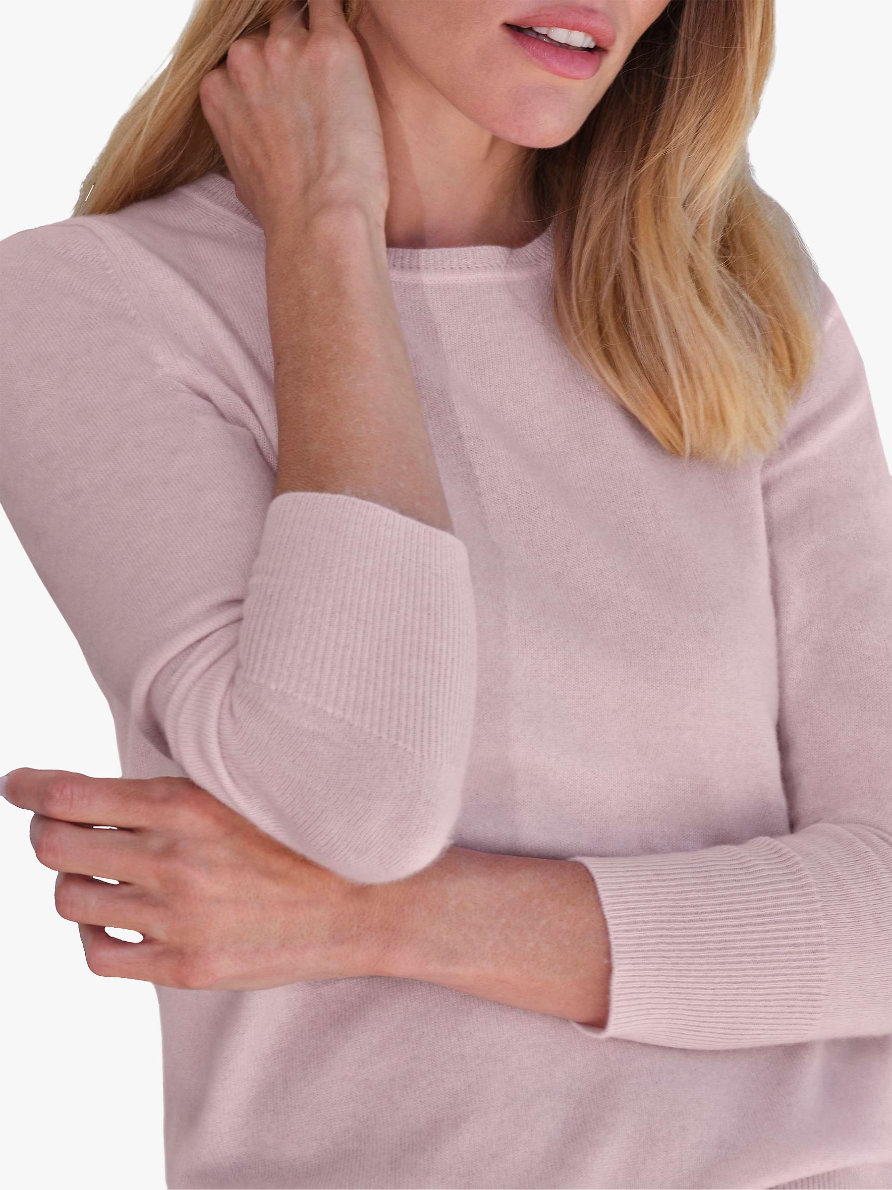 Buy Pure Collection Crew Neck Cashmere Jumper Online at johnlewis.com