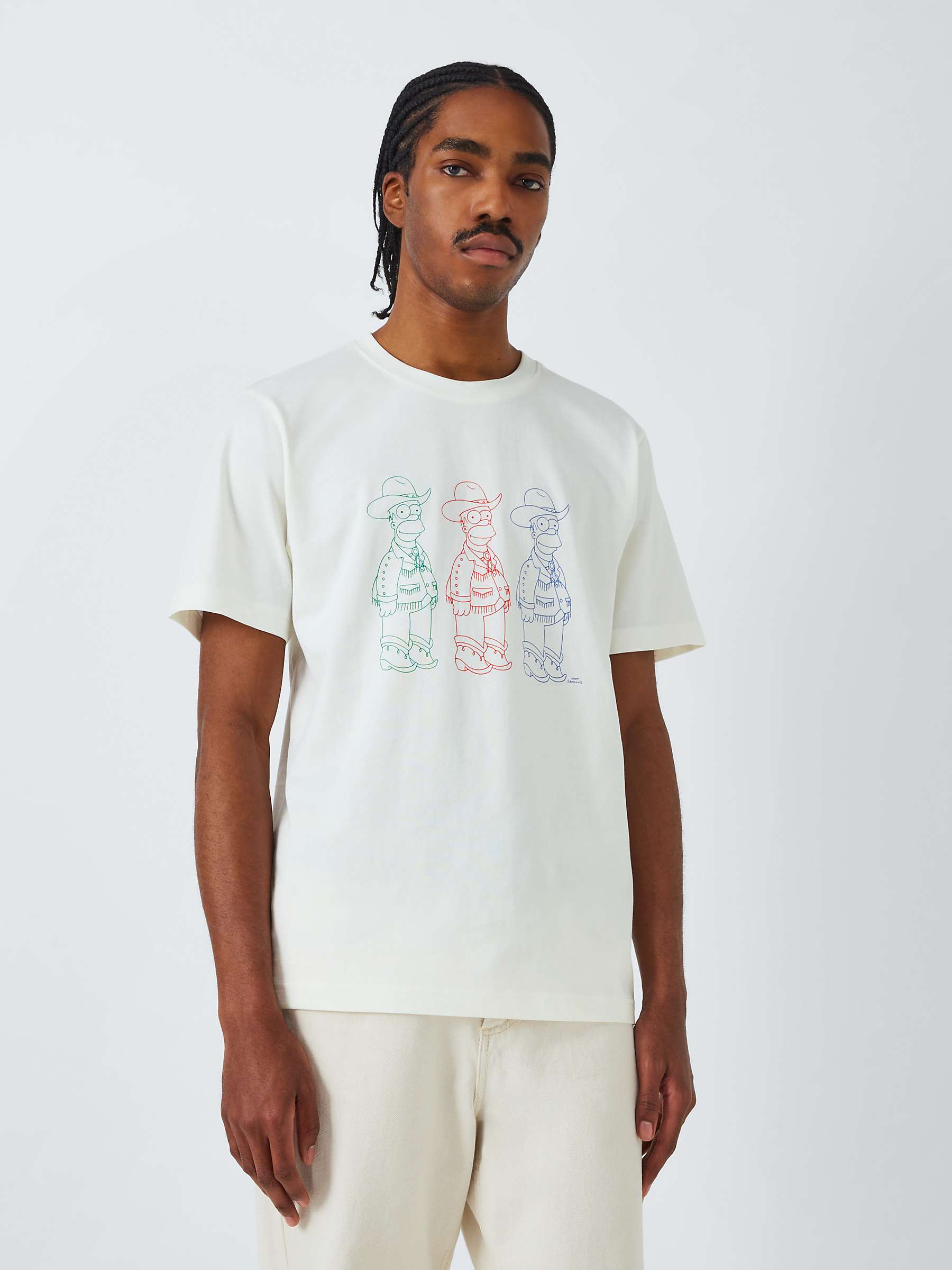 Buy ANYDAY X The Simpsons Homer T-Shirt Online at johnlewis.com