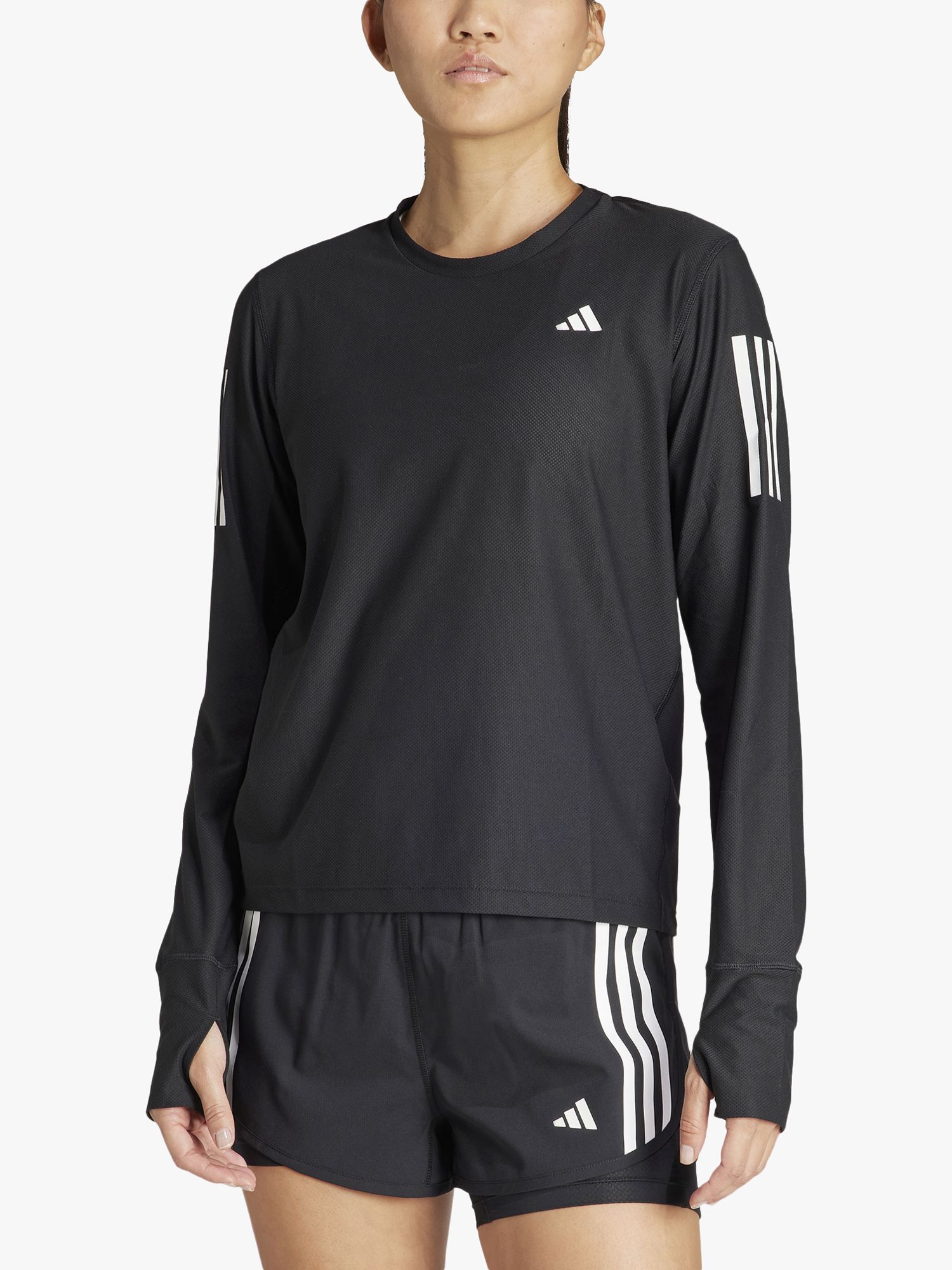 adidas Techfit COLD.RDY 1/4 Zip Long Sleeve Training Top, Wonder Silver at  John Lewis & Partners