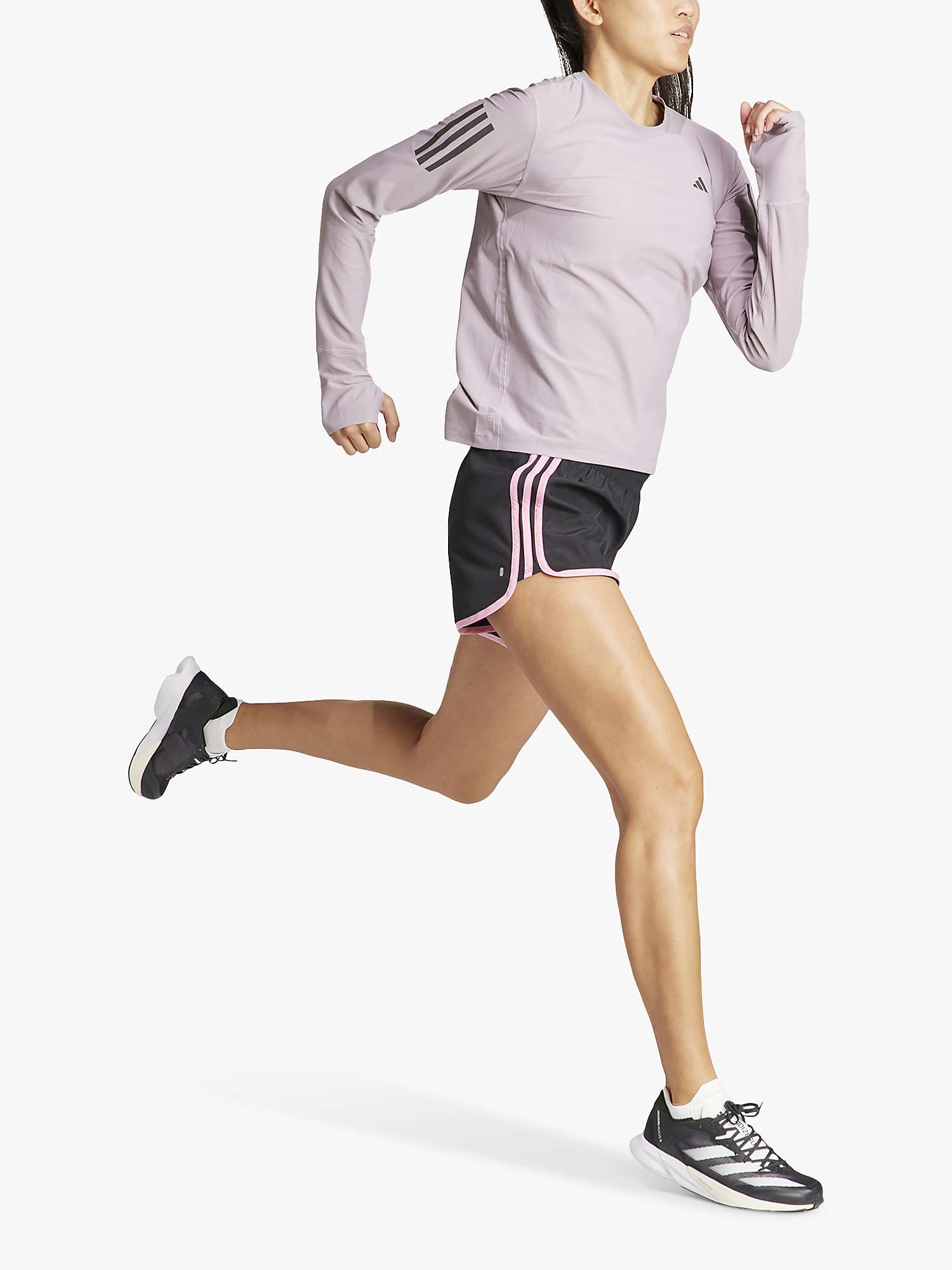 Buy adidas Own The Run Long Sleeve Recycled Running Top Online at johnlewis.com