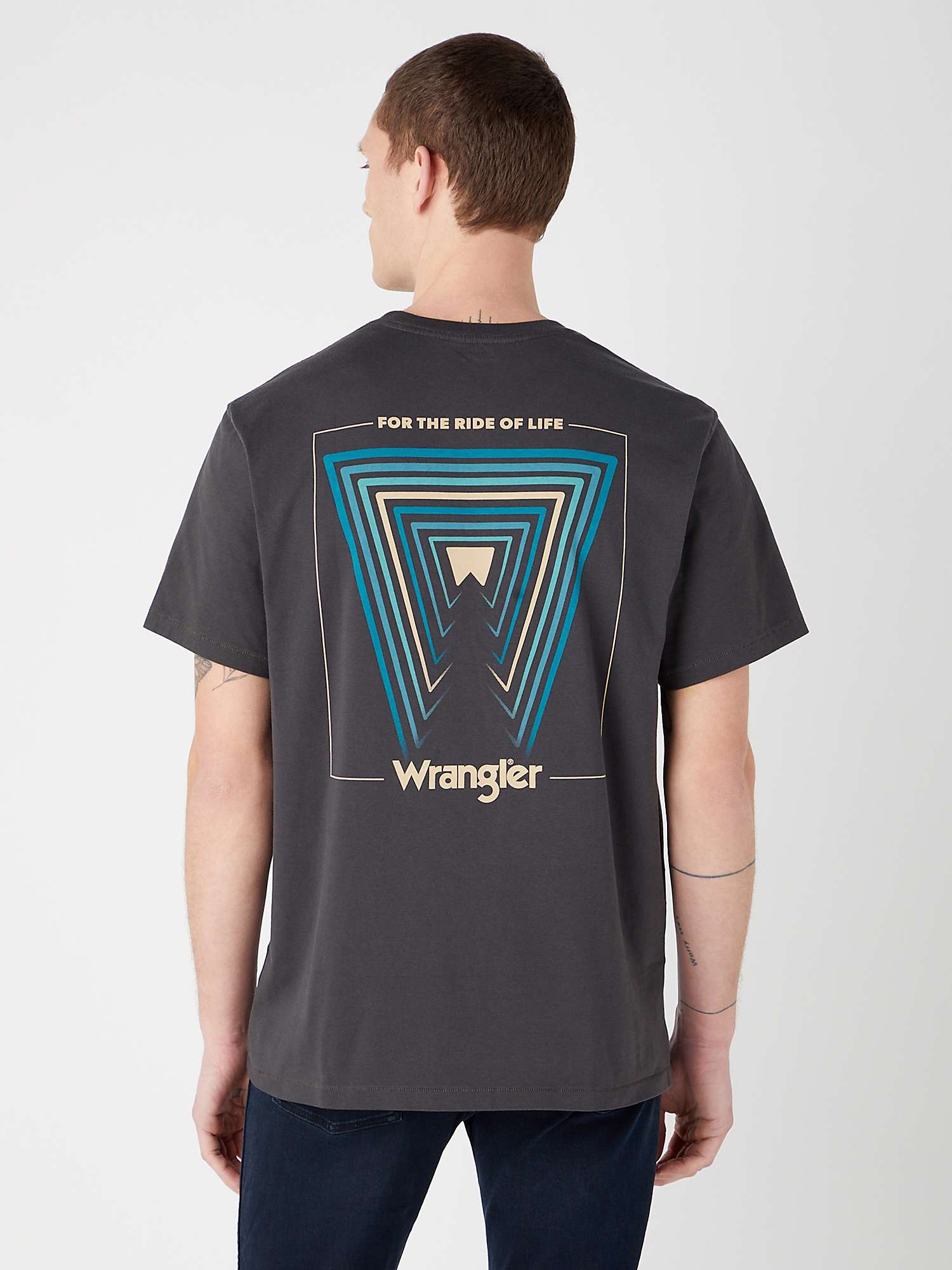 Buy Wrangler Graphic T-Shirt, Black Online at johnlewis.com