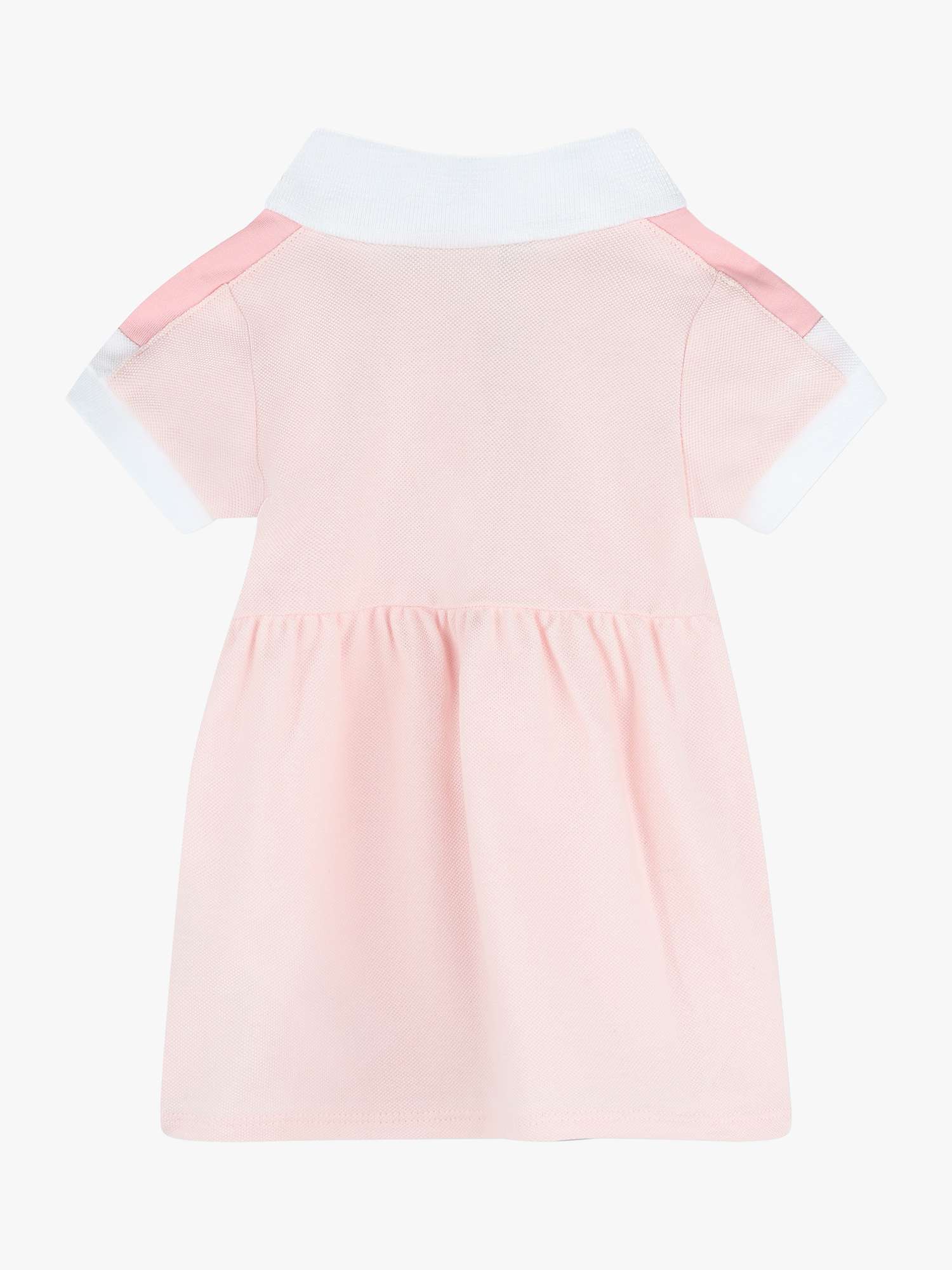 Buy BOSS Baby Polo Dress, Pink Online at johnlewis.com