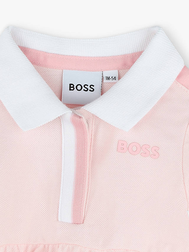 BOSS Baby Polo Dress, Pink