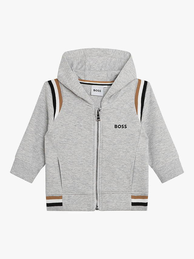 BOSS Baby Stripe Tracksuit Set, Grey